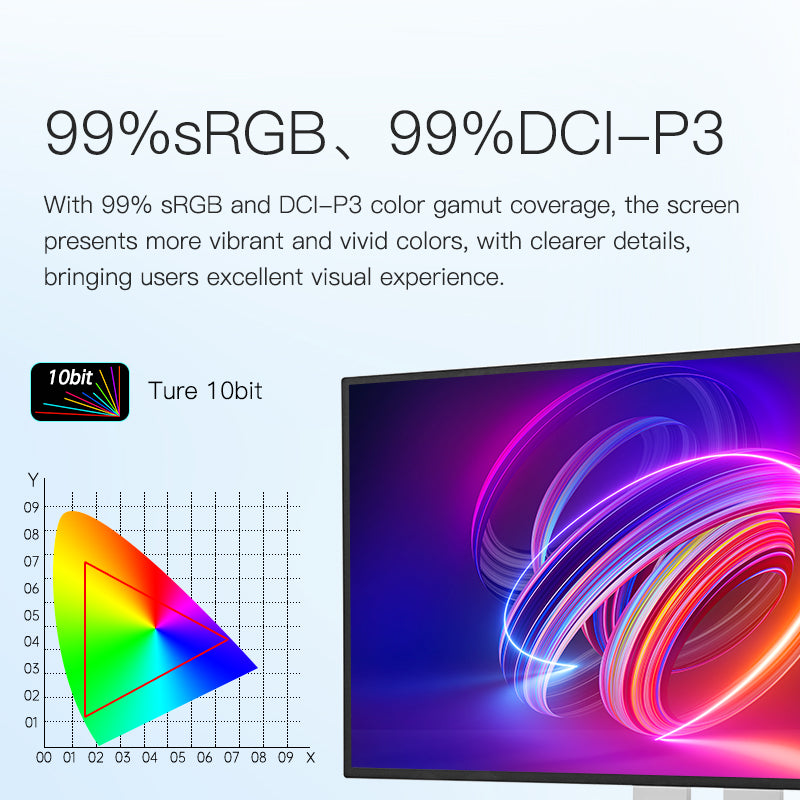 Kuycon G32P 32" 6K 6144x3456 Office Monitor, 60Hz, 223 PPI