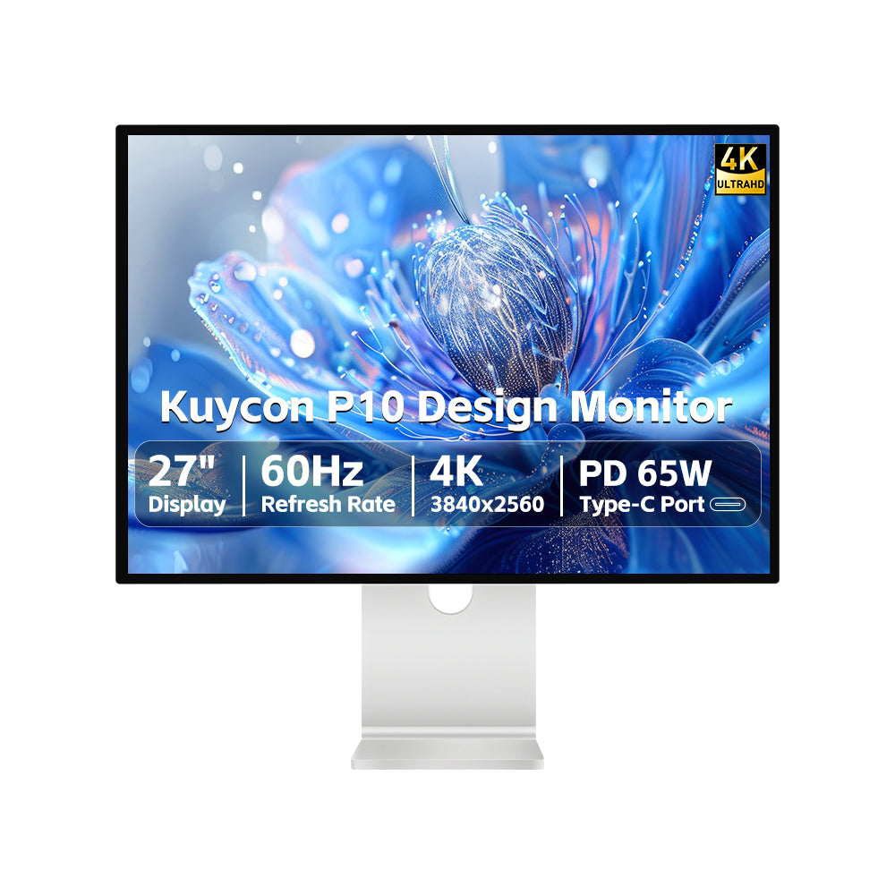 Kuycon P10 28.2" 3:2 Office Monitor, 4K 60Hz, 163 PPI, 65W USB-C, Perfect for Coding