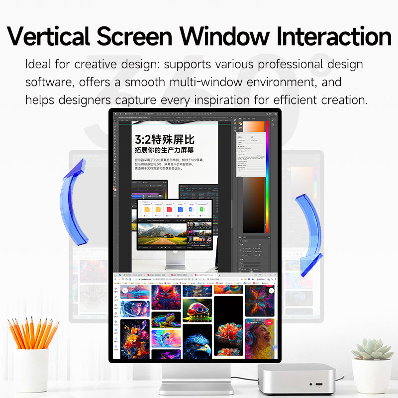 Kuycon P20 28.2" 4.5K, 3:2 Office Monitor, 60Hz, 192 PPI, 99% DCI-P3