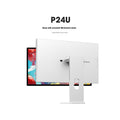 Kuycon P24U 24" 4K Office Monitor, 60Hz, 185 PPI, 99% sRGB, Space-Saving Design