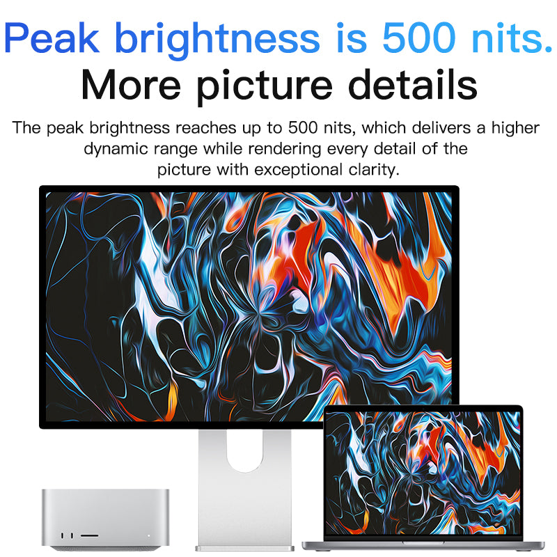 Kuycon P27G 27" 4K Office Monitor, 60Hz, 99% sRGB, HDR 10, Entry-Level Design