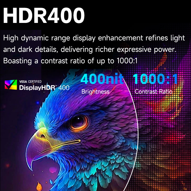 Kuycon P27S 27" 2K Gaming Monitor, 320Hz, 1ms GTG, HDR 400, G-SYNC Compatible