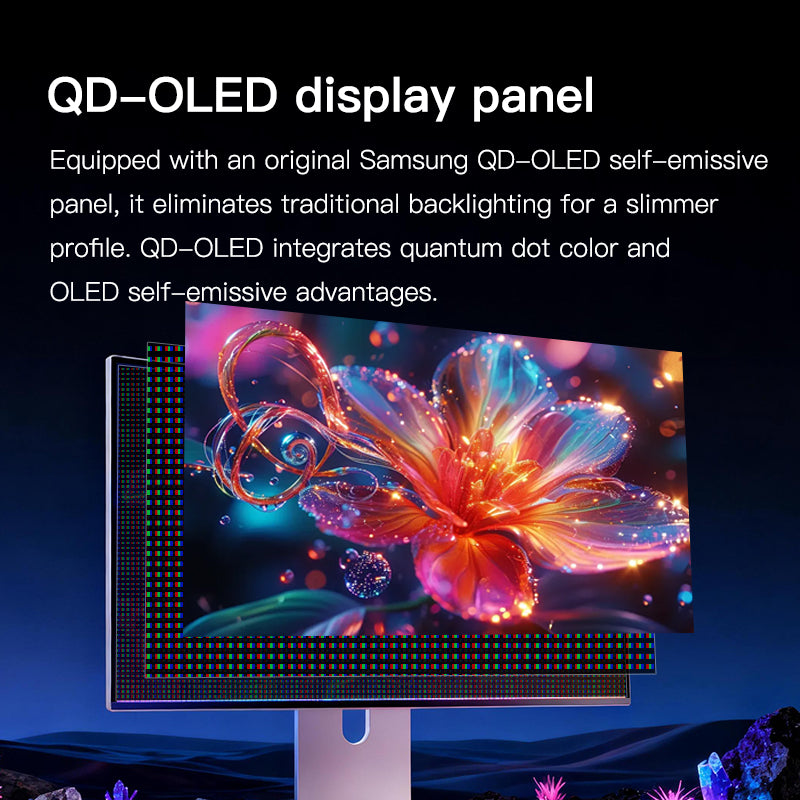 Kuycon Q27S 27" QD-OLED 4K Gaming Monitor, 240Hz, 0.03ms GTG, HDR True Black 400