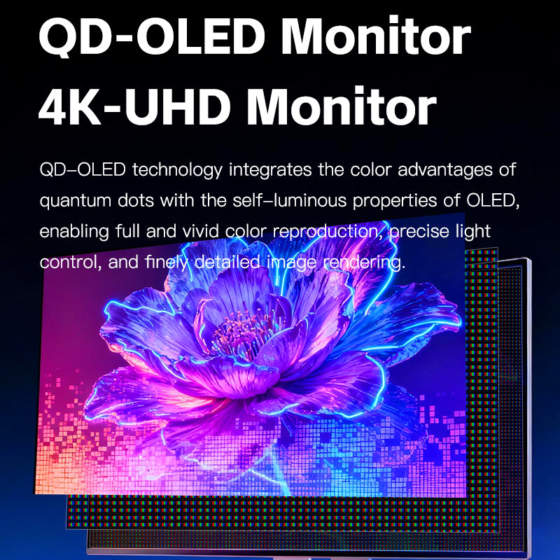 Kuycon Q32S 32" OLED 4K Gaming-Monitor, 240Hz, 0,03ms GTG, HDR True Black 400, DP2.1