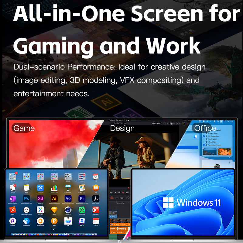 Kuycon Q32S 32" OLED 4K Gaming-Monitor, 240Hz, 0,03ms GTG, HDR True Black 400, DP2.1