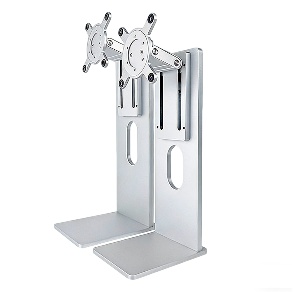 Universal VESA 100x100mm Mount Tilt Height Pivot Aluminum Ergonomic Stand